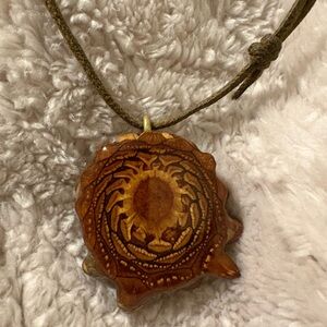 Pinecone Pendant Necklace